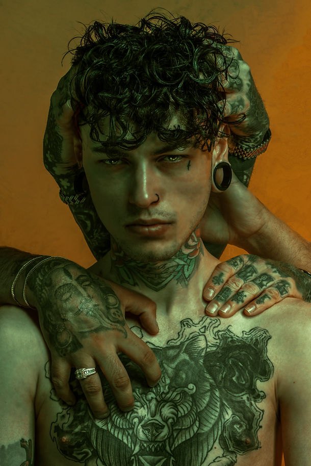 The Medusa Collection by JJ Savani — textured crop editorial