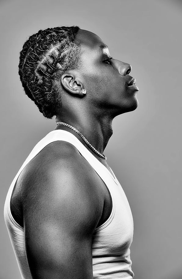 Braided afro texture profile by JJ Savani, Paris Fashion Week